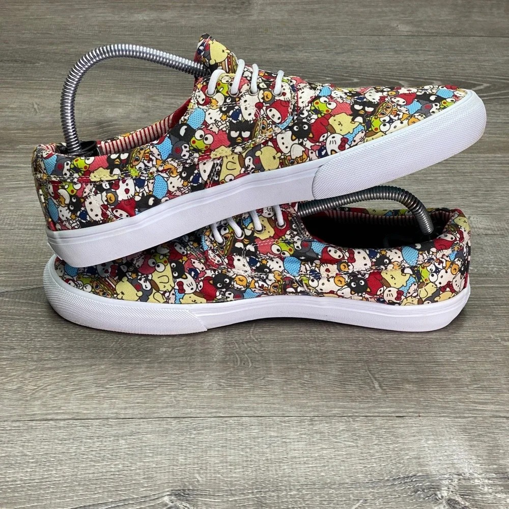 Lakai Camby Shoes Mens 10 Multicolor Hello Sanrio Character Print Skate Sneaker